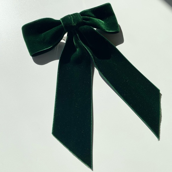 Jennifer Behr, Wide Velvet Bow Barrette! - Picture 10 of 11